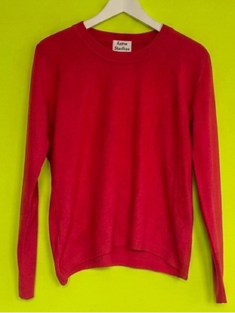 Acne Pink Crewneck Sweater